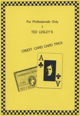 Credit-Card Card Trick by Ted Lesley