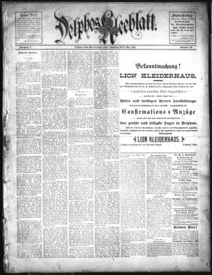 Delphos Kleeblatt (1891) by Carl A. Jettinger
