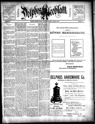 Delphos Kleeblatt (1892) by Carl A. Jettinger