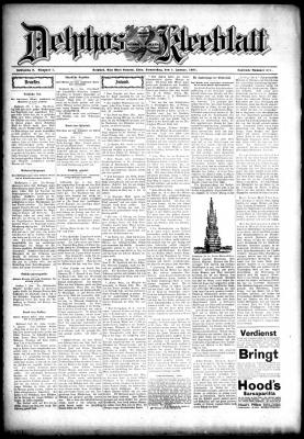Delphos Kleeblatt (1897) by Carl A. Jettinger