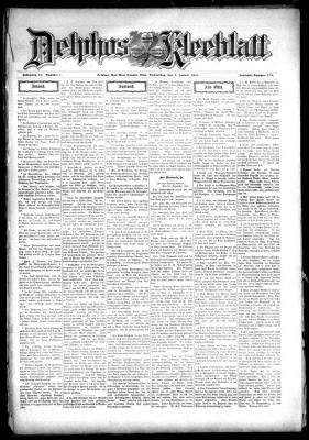 Delphos Kleeblatt (1901) by Carl A. Jettinger