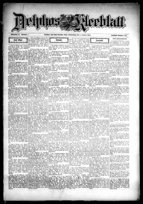 Delphos Kleeblatt (1905) by Carl A. Jettinger