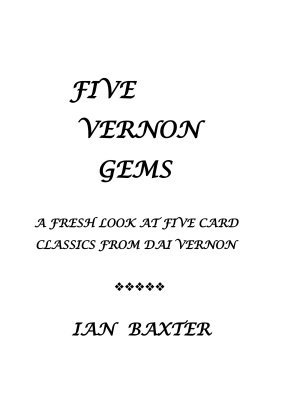 Product image of Five Vernon Gems by Ian Baxter