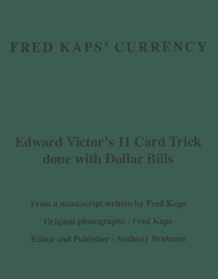 Fred Kaps' Currency by Fred Kaps