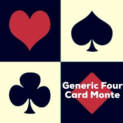 Generic Four Card Monte by Dave Arch