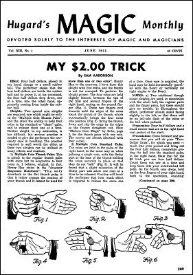Hugard's Magic Monthly Volume 13 (Jun 1955 - May 1956) by Jean Hugard
