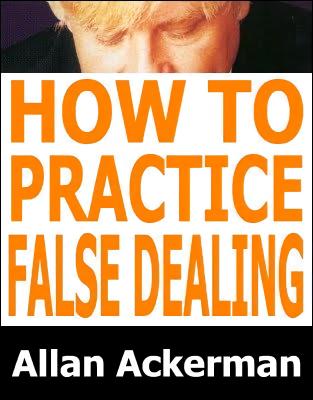 How To Practice False Dealing by Allan Ackerman