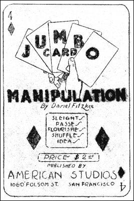 Jumbo Card Manipulation by Dariel Fitzkee