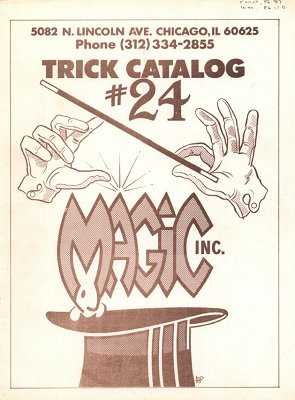 Magic Inc. Trick Catalog #24 by Frances Marshall
