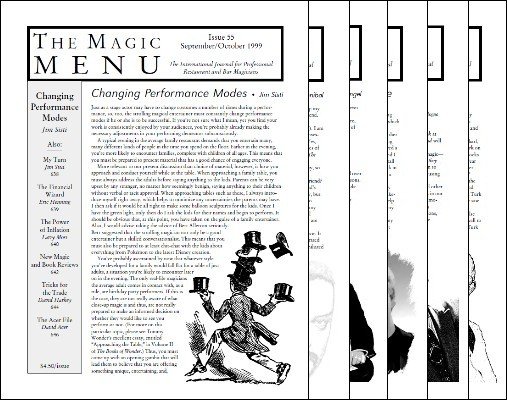 Magic Menu volume 10 (Sep 1999 - Aug 2000) by Jim Sisti