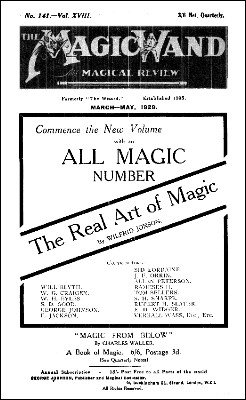 The Magic Wand Volume 18 (1929) by George Johnson