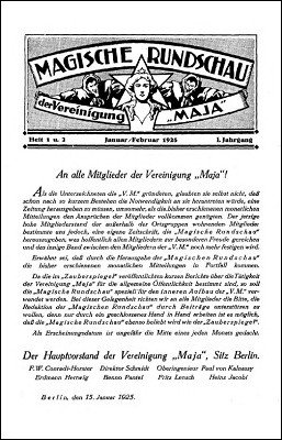 Magische Rundschau by Friedrich W. Conradi-Horster