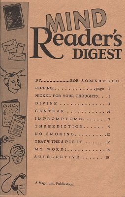Mind Reader's Digest by Bob Somerfeld