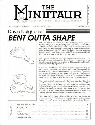 THE MINOTAUR Volume 5 (1993) by Marvin Leventhal & Dan Harlan