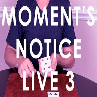 Moment's Notice Live 3 by Cameron Francis