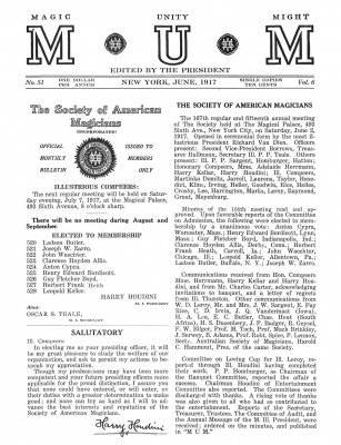 MUM Volume 6 (June 1917 - September 1917) by Charles Roltare