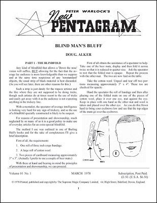 New Pentagram Magazine Volume 10 (March 1978 - February 1979) by Peter Warlock