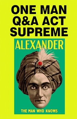 One Man Q&A Act Supreme by Claude Alexander Conlin