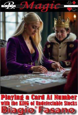 Playing a Card At Number with the King  of Undetectable Stacks (Italian) by Biagio Fasano