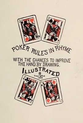 Poker Rules in Rhyme by George W. Allen