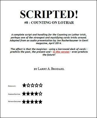Scripted #8: Counting on Lothar by Larry Brodahl