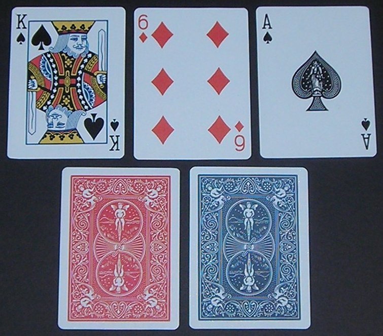 5 self-made cards