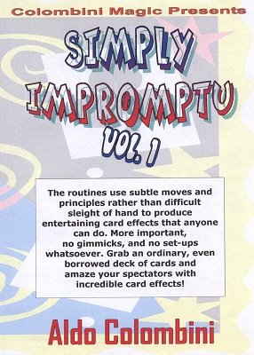 Simply Impromptu Volume 1 by Aldo Colombini