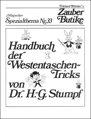 Magisches Spezialthema Nr. 33: Handbuch der Westentaschen-Tricks by Dr. Hans-Gerhard Stumpf