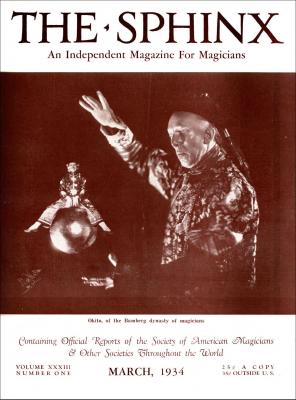 The Sphinx Volume 33 (Mar 1934 - Feb 1935) by John Mulholland