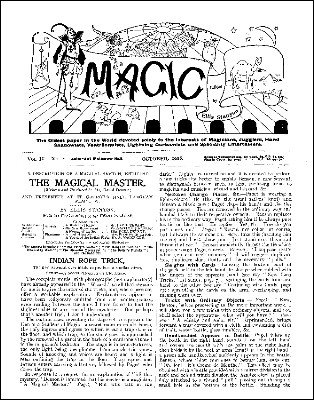 Stanyon's Magic Magazine Volume 9 (Oct 1908 - Sep 1909) by Ellis Stanyon