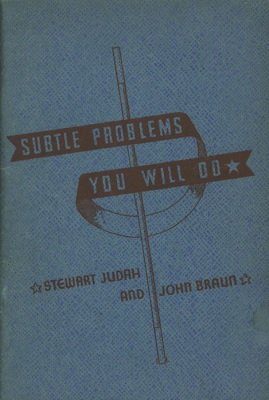Subtle Problems You will Do (used) by Stewart Judah & John Braun