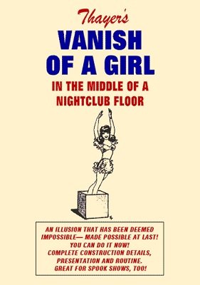 Thayer's Vanish of a Girl by William W. Larsen & Ormond McGill