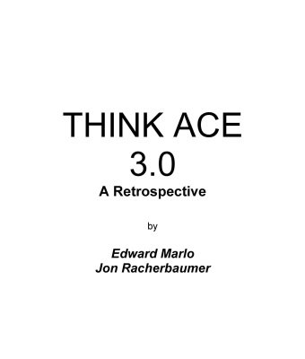 Product image of Think Ace 3 by Edward Marlo & Jon Racherbaumer
