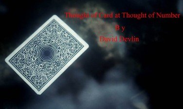 Thought of Card at Thought of Number by David Devlin