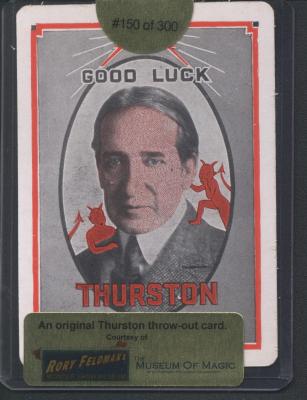 Thurston Throw-out Card by Howard Thurston