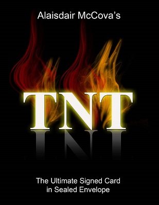 TNT: card in sealed envelope by Alexander de Cova
