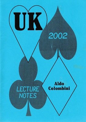 UK Lecture Notes 2002 by Aldo Colombini