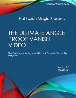The Ultimate Angle Proof Vanish by Hal Saxon