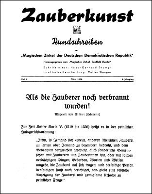 Zauberkunst 02. Jahrgang (1956) by Zauberkunst Verlag