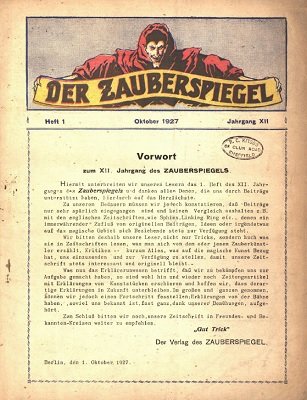 Zauberspiegel 12. Jahrgang (Okt 1927 - Sep 1928) by Friedrich W. Conradi-Horster
